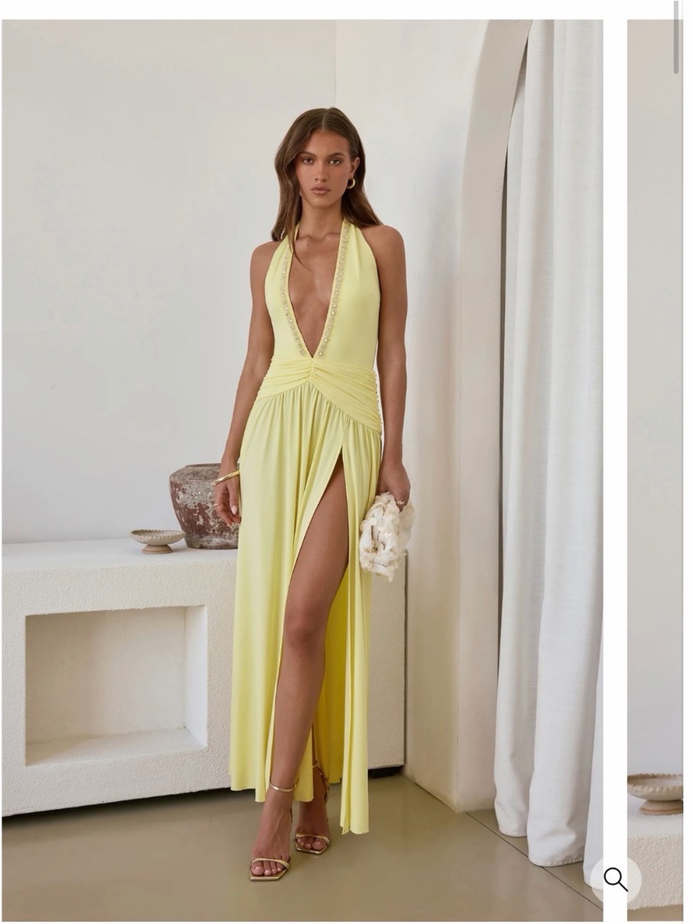 Bewitched By Light Maxi Dress Yellow